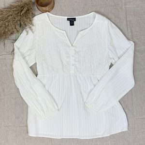 Lane Bryant Peasant Top Shirt